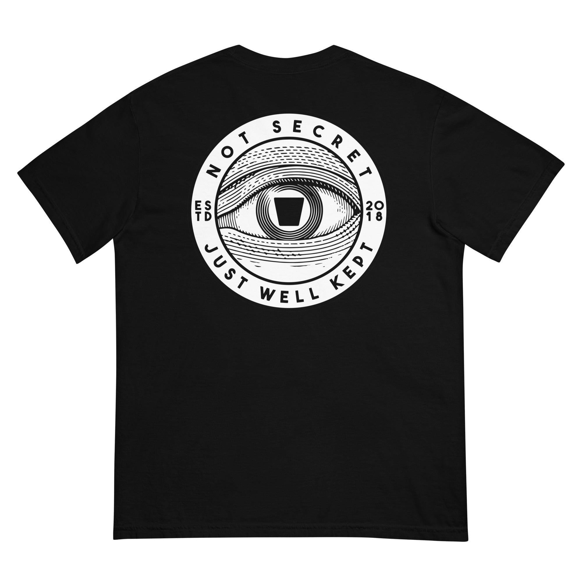 Not Secret T-Shirt / The Eye (Comfort Colors) – Keystone